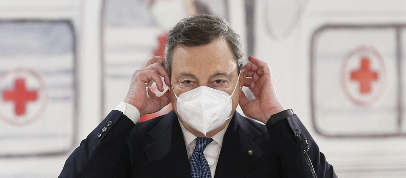 Ιταλία: Συνάντηση Μ.Ντράγκι με Μ.Σαλβίνι - Προς κατάργηση οδεύει η χρήση μάσκας στους εξωτερικούς χώρους